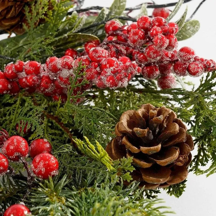 Mica Decorations Dekokranz Künstlicher Beeren Rot