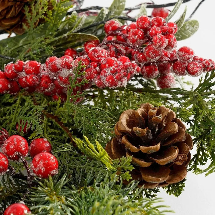 Mica Decorations Dekokranz Künstlicher Beeren Rot