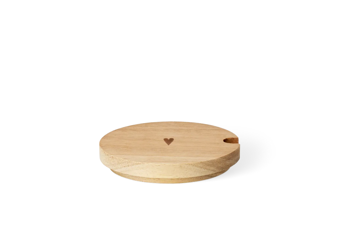 Räder Porzellandose mit Holzdeckel und Löffel