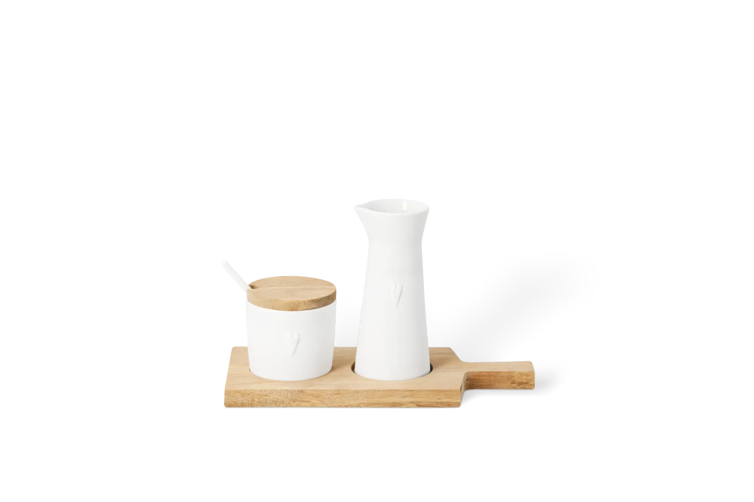 Räder Milchkännchen Zucker Milchset Freunde Weiß