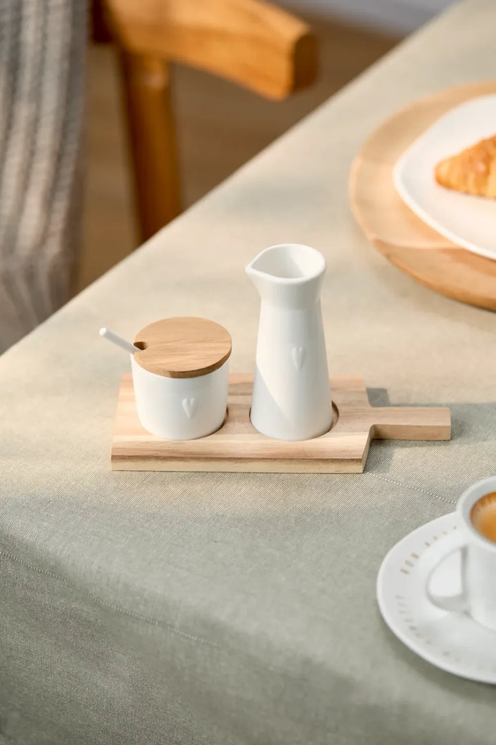 Räder Milchkännchen Zucker Milchset Freunde Weiß