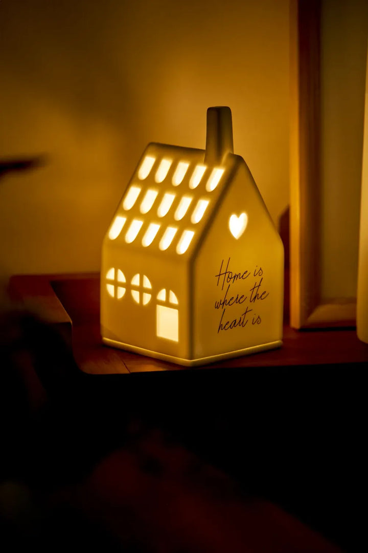 Räder Porzellan-Lichthaus Home Is Where The Heart Is