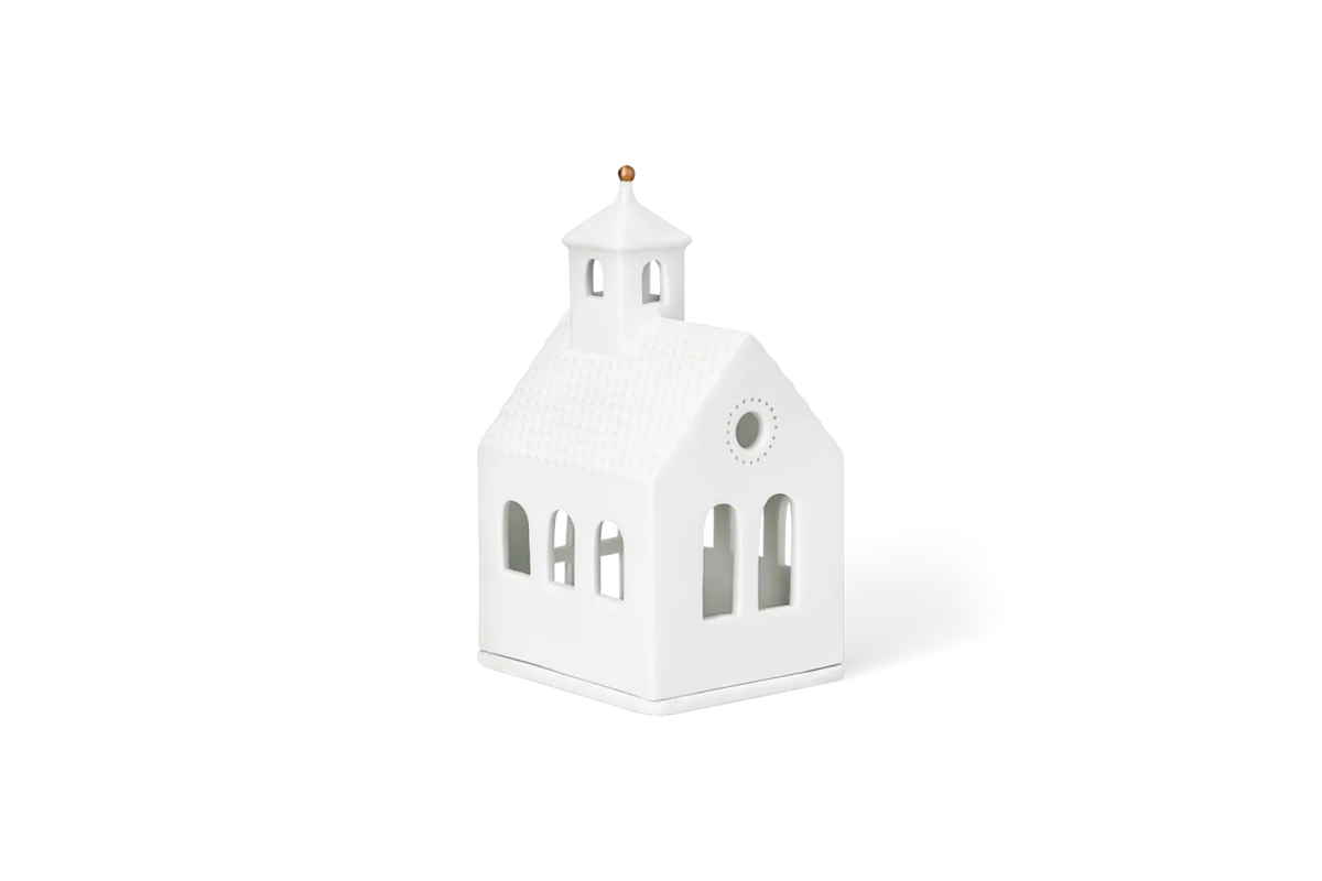 Räder Lichthaus Kapelle Porzellan Weiß 14,8 cm