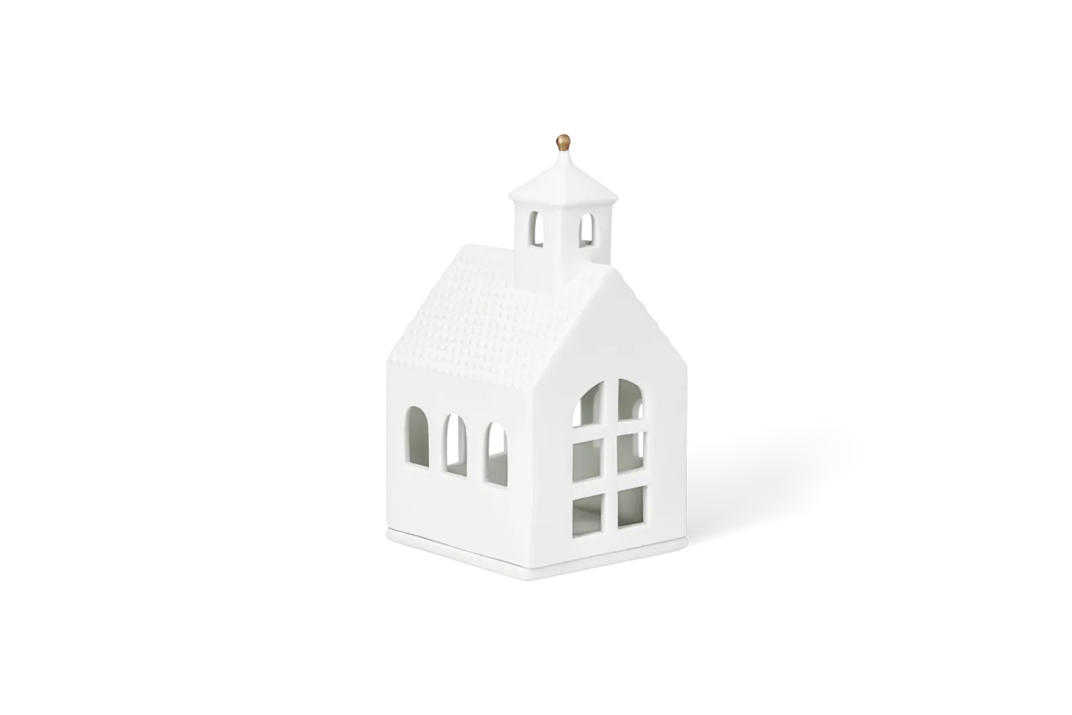 Räder Lichthaus Kapelle Porzellan Weiß 14,8 cm