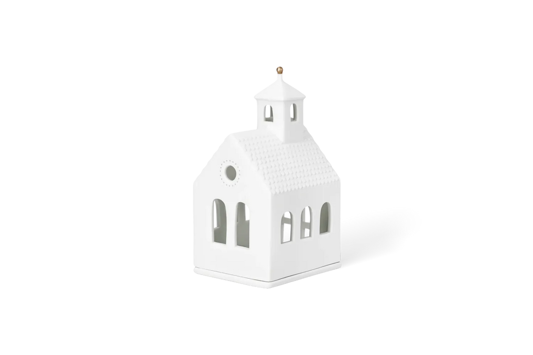 Räder Lichthaus Kapelle Porzellan Weiß 14,8 cm