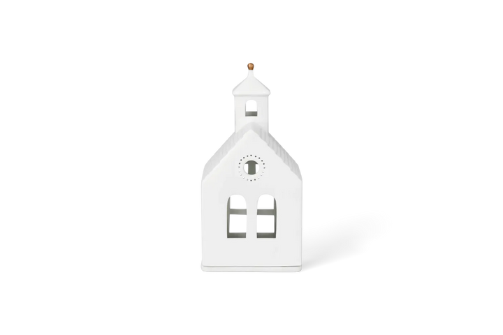 Räder Lichthaus Kapelle Porzellan Weiß 14,8 cm