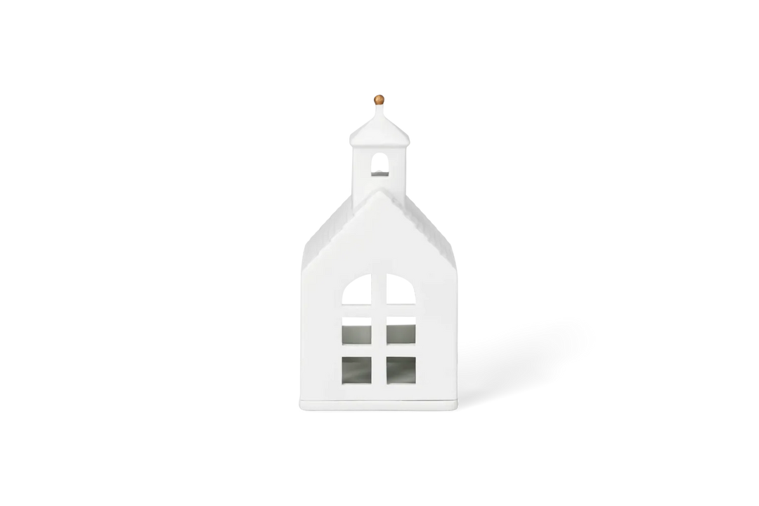 Räder Lichthaus Kapelle Porzellan Weiß 14,8 cm
