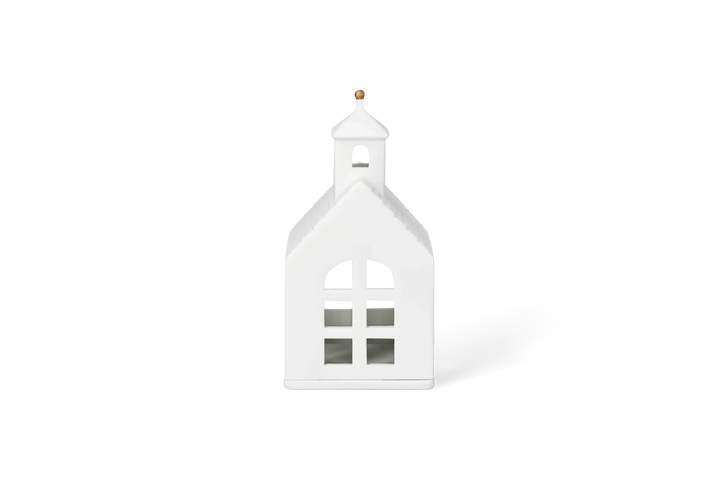 Räder Lichthaus Kapelle Porzellan Weiß 14,8 cm