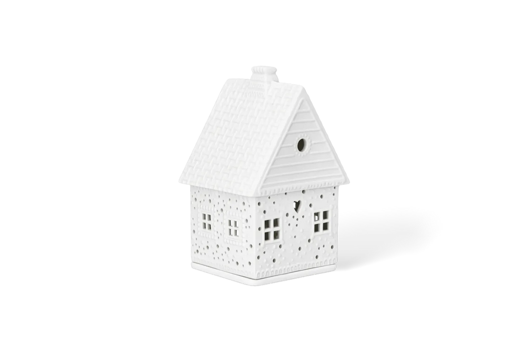 Räder Lichthaus Lebkuchen Porzellan Weiß 14 cm