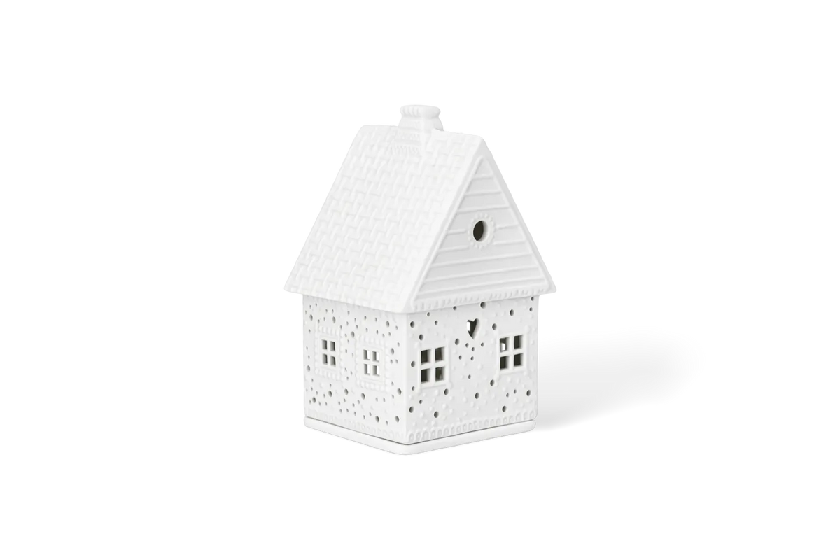 Räder Lichthaus Lebkuchen Porzellan Weiß 14 cm