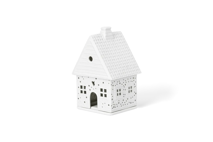 Räder Lichthaus Lebkuchen Porzellan Weiß 14 cm