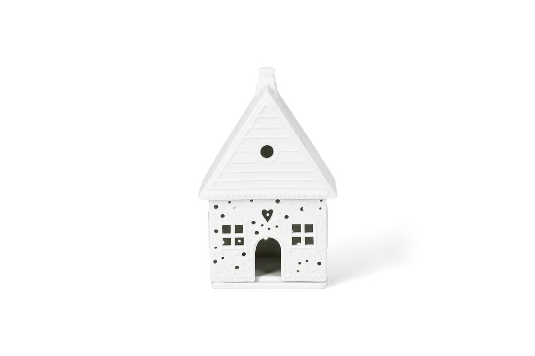 Räder Lichthaus Lebkuchen Porzellan Weiß 14 cm