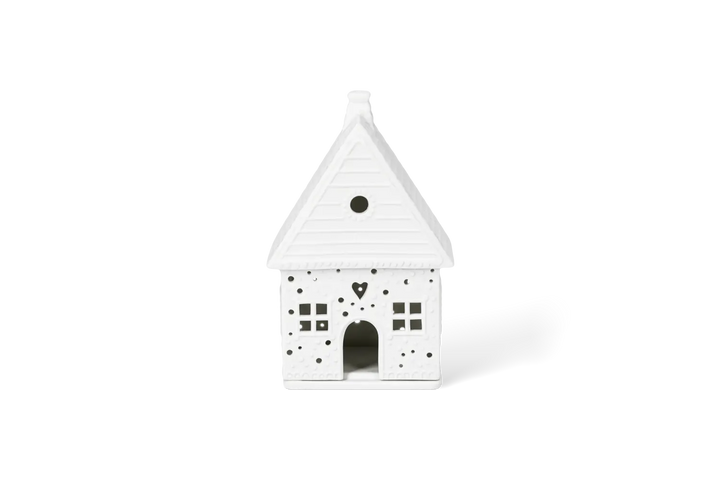 Räder Lichthaus Lebkuchen Porzellan Weiß 14 cm