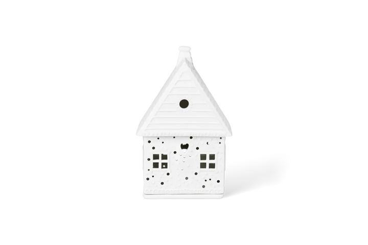 Räder Lichthaus Lebkuchen Porzellan Weiß 14 cm