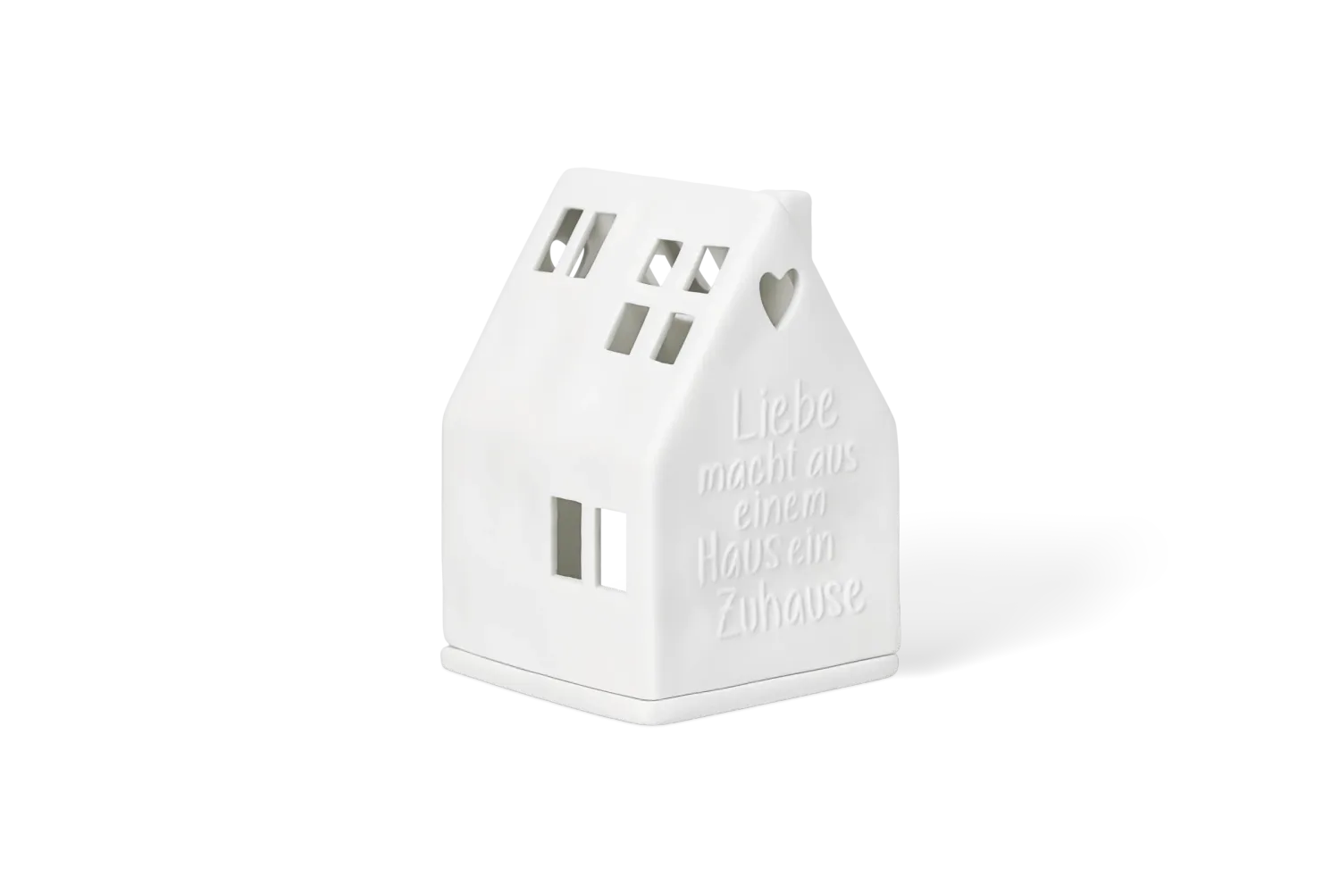Räder Lichthaus Porzellan Liebe Zuhause Weiß 10,2 cm