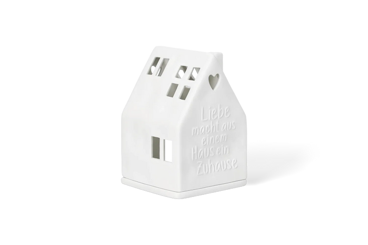 Räder Lichthaus Porzellan Liebe Zuhause Weiß 10,2 cm