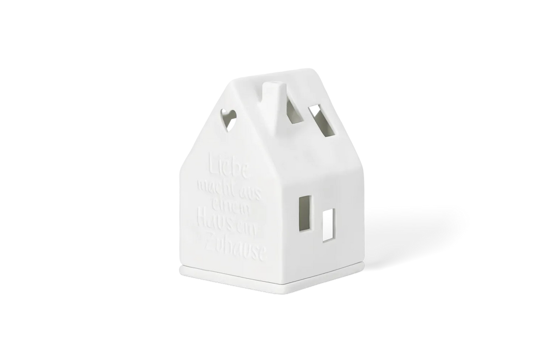 Räder Lichthaus Porzellan Liebe Zuhause Weiß 10,2 cm