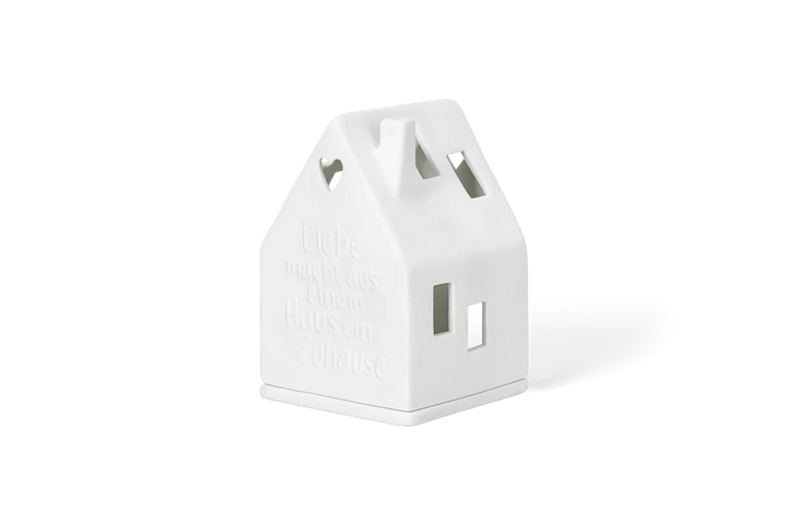 Räder Lichthaus Porzellan Liebe Zuhause Weiß 10,2 cm