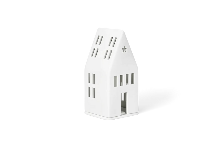 Räder Lichthaus Mini Traumhaus Porzellan Weiß
