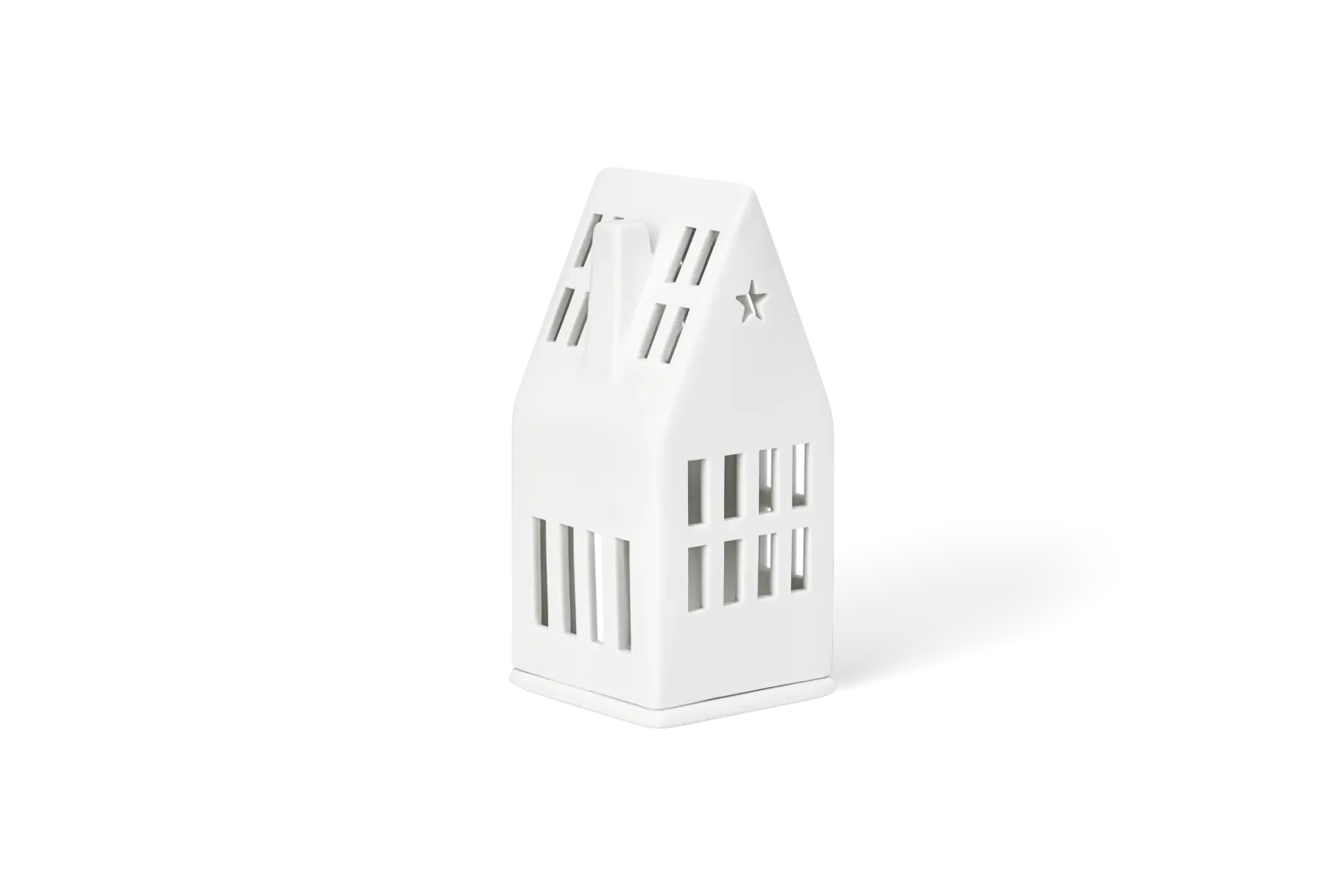 Räder Lichthaus Mini Traumhaus Porzellan Weiß
