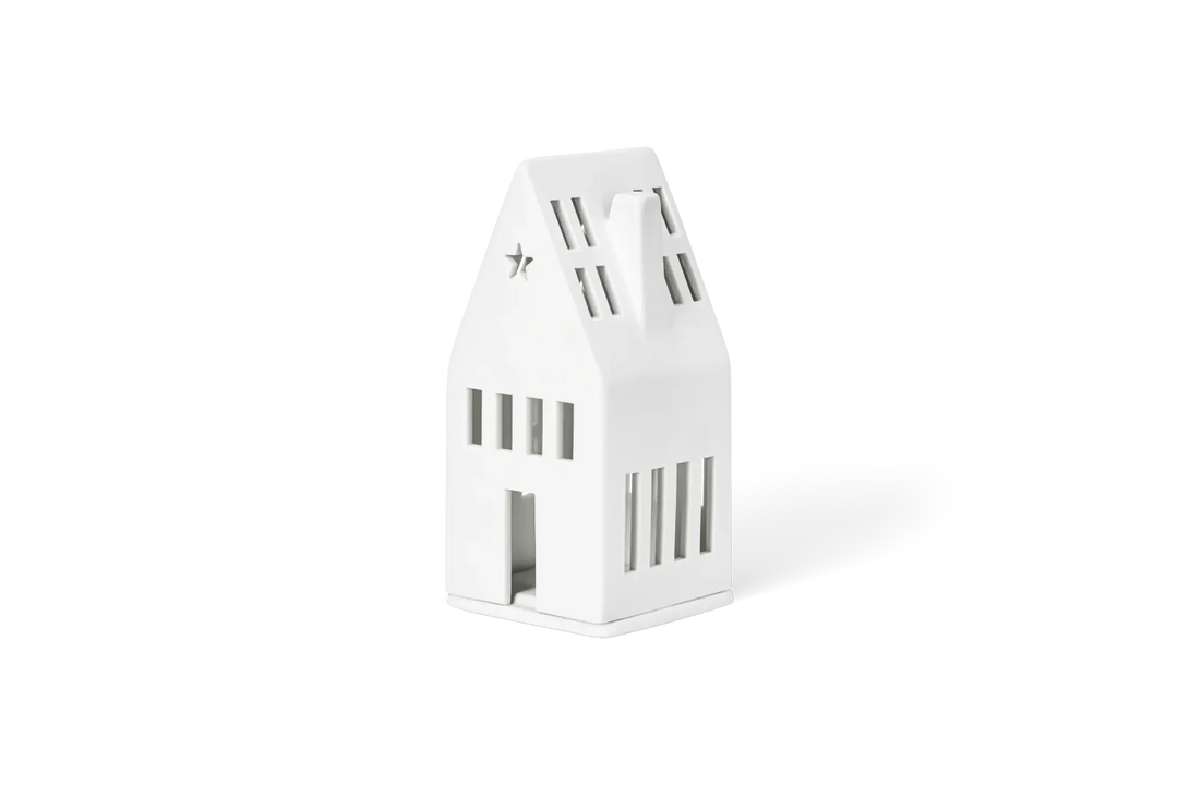 Räder Lichthaus Mini Traumhaus Porzellan Weiß