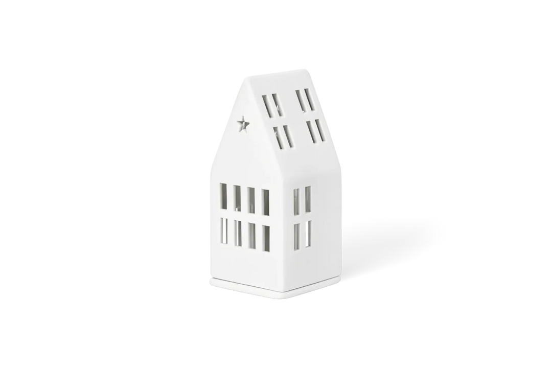 Räder Lichthaus Mini Traumhaus Porzellan Weiß