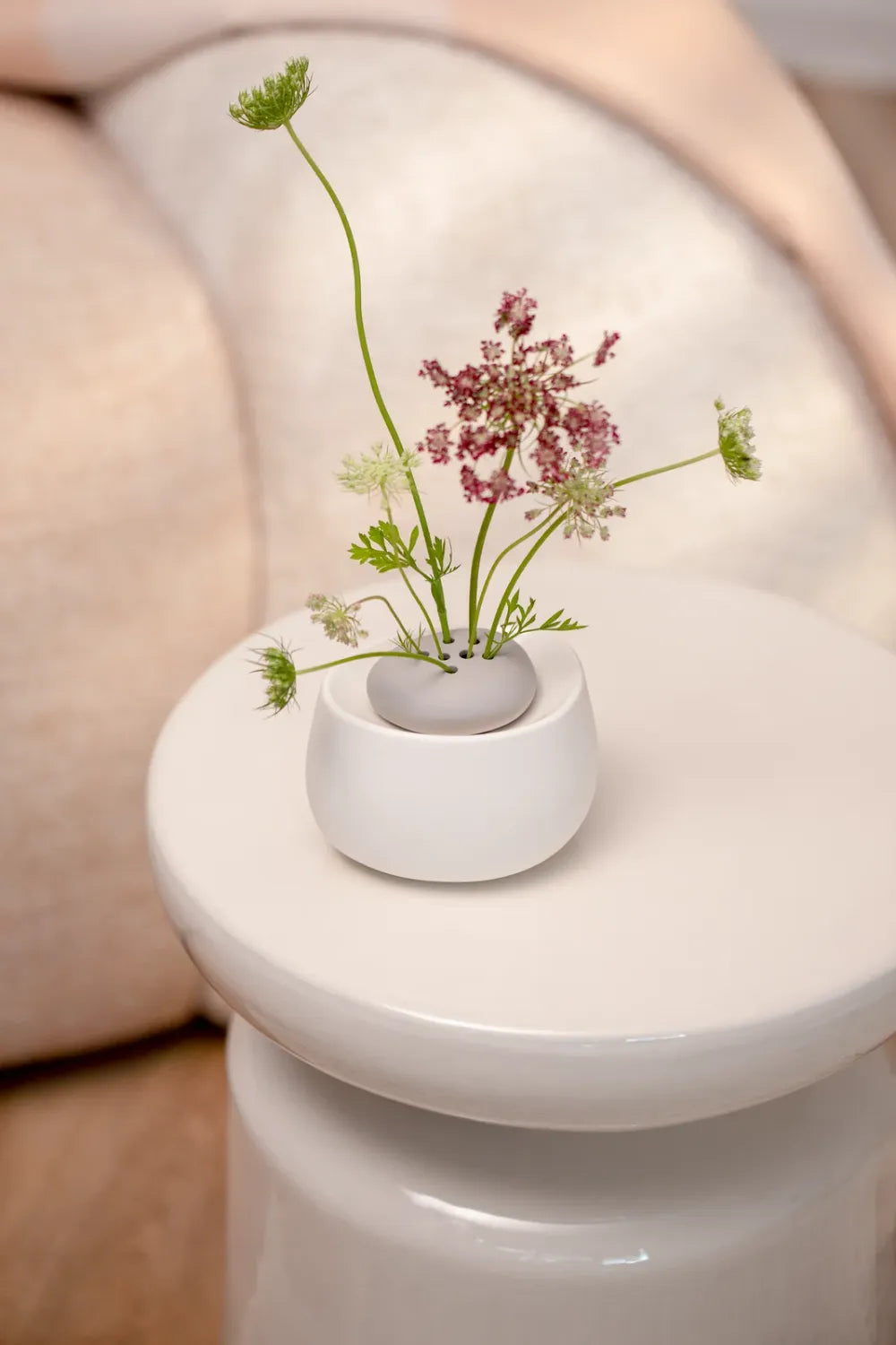 Räder Blumenschale Minivase Hoch Steinzeug Aufsatz
