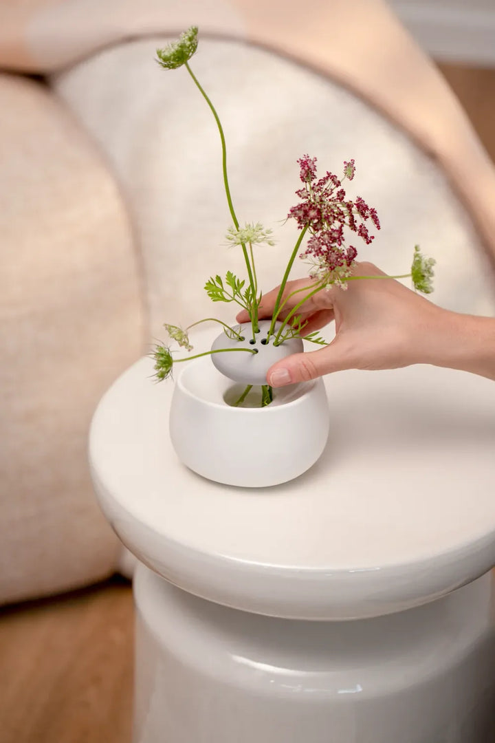 Räder Blumenschale Minivase Hoch Steinzeug Aufsatz