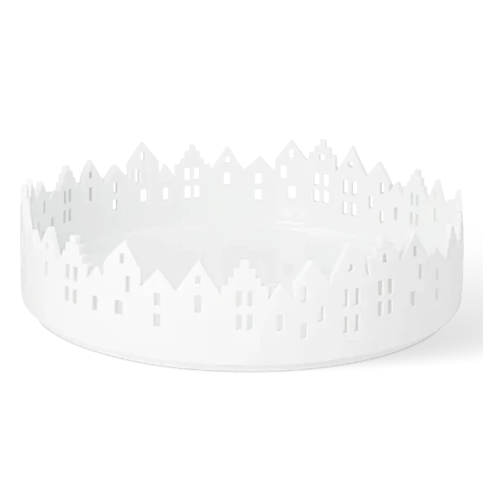 Räder Dekoschale Große Porzellan Häusersilhouette