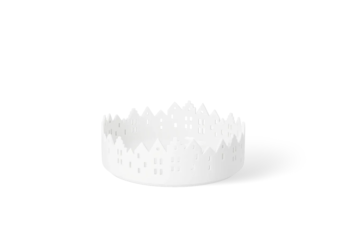 Räder Dekoschale Porzellanschale Stadt Weiß 20,00 cm