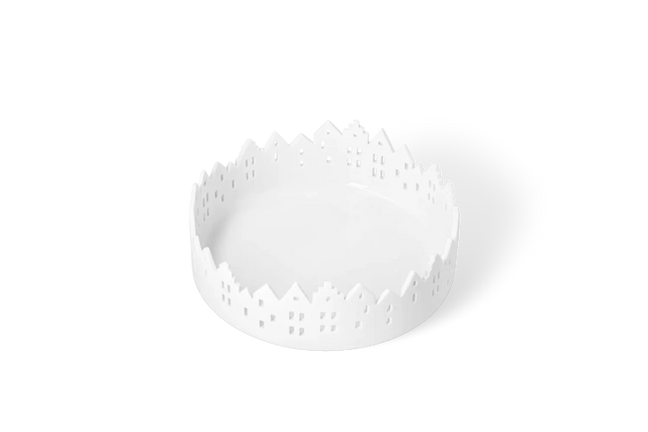 Räder Dekoschale Porzellanschale Stadt Weiß 20,00 cm
