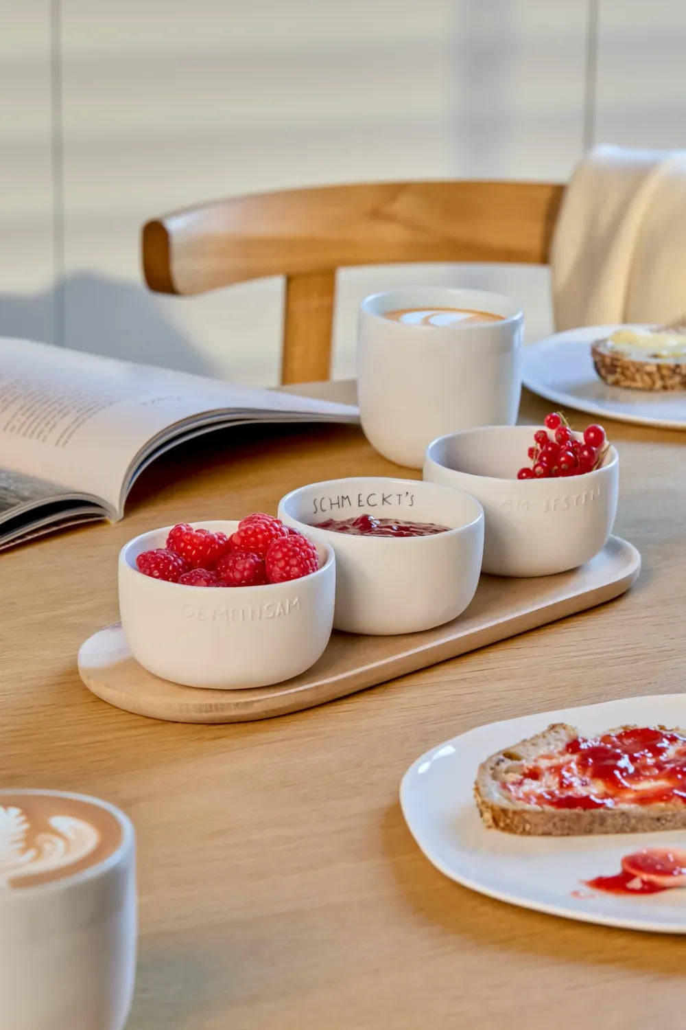 Räder Servierschale Schalenset Guten Morgen Weiß