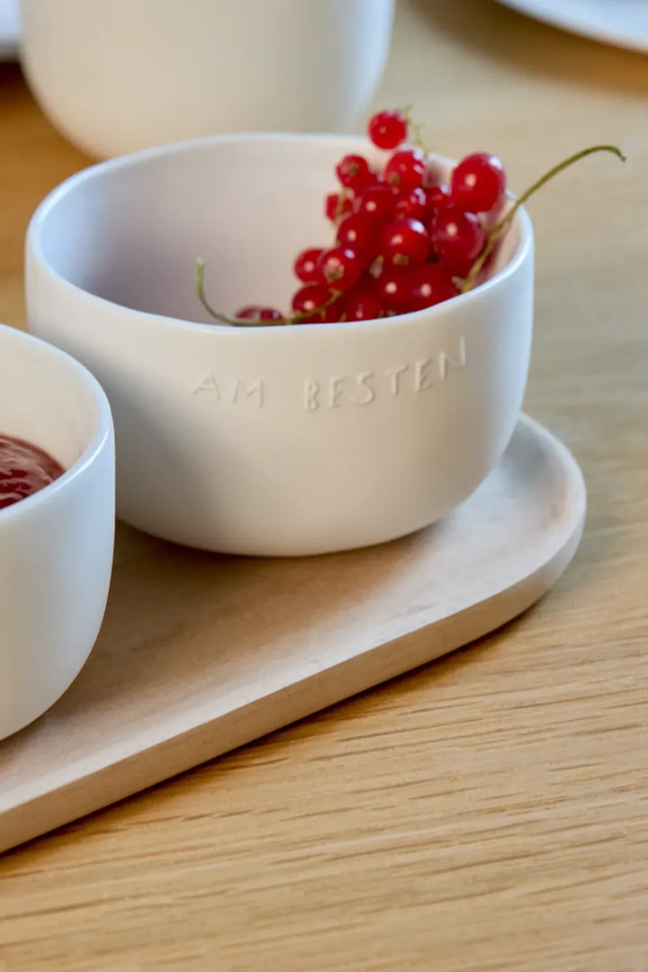 Räder Servierschale Schalenset Guten Morgen Weiß