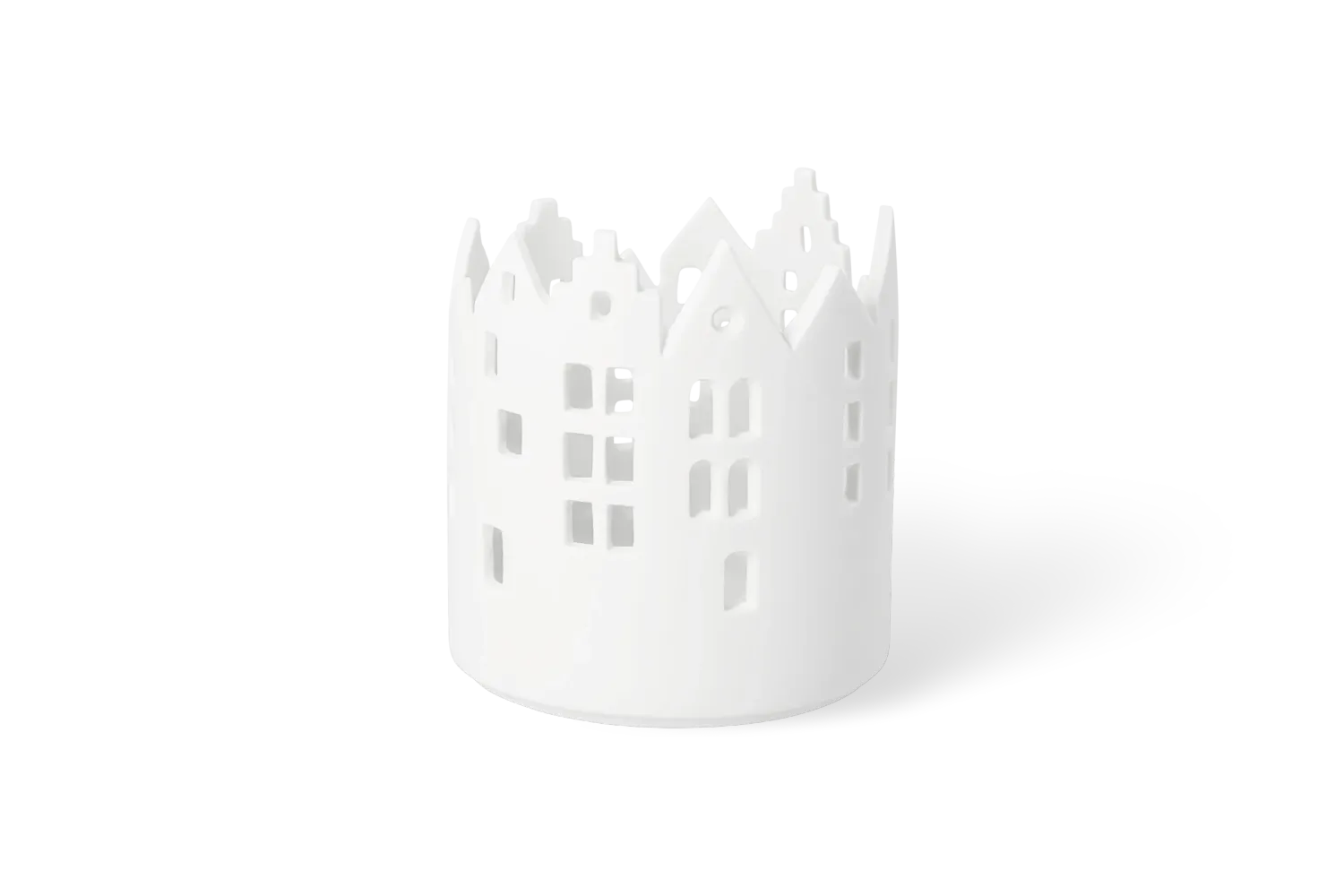 Räder Porzellan-Teelichthalter Stadt Innenhof