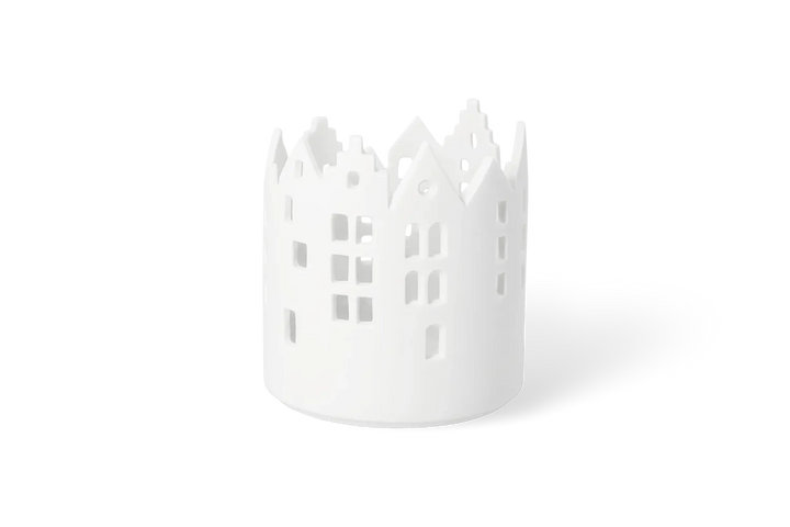 Räder Porzellan-Teelichthalter Stadt Innenhof