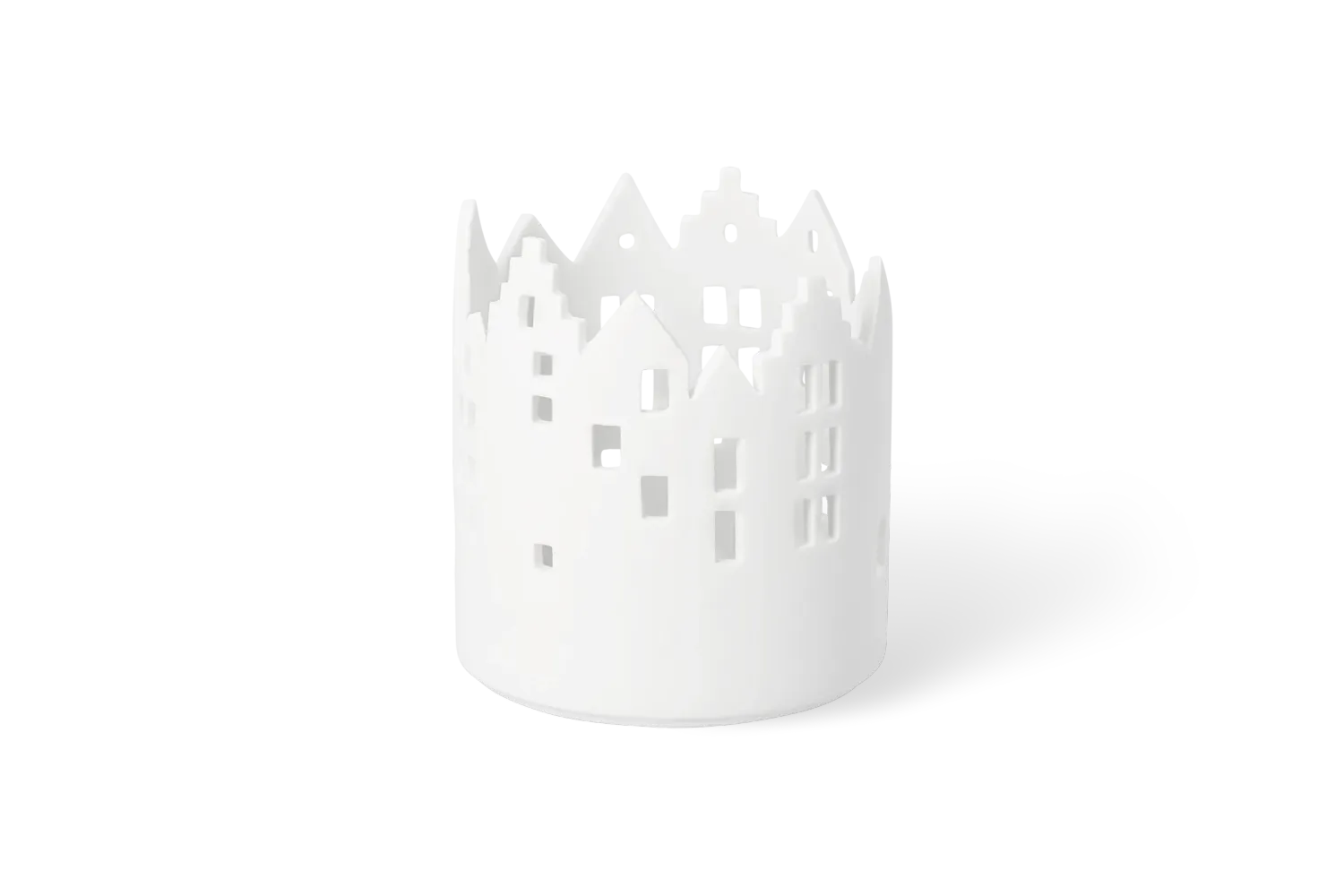 Räder Porzellan-Teelichthalter Stadt Innenhof