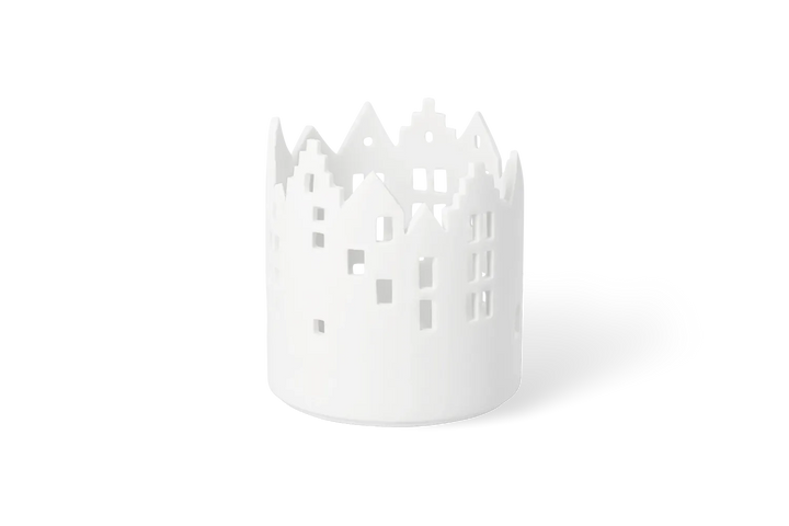 Räder Porzellan-Teelichthalter Stadt Innenhof