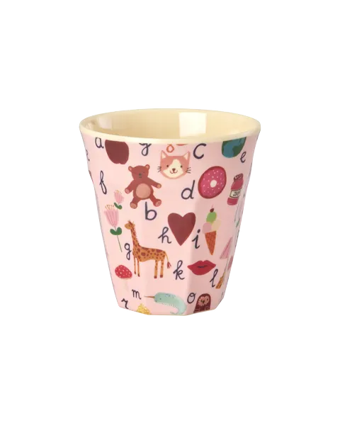 Rice Mittelgroße Kinderbecher - Pink
