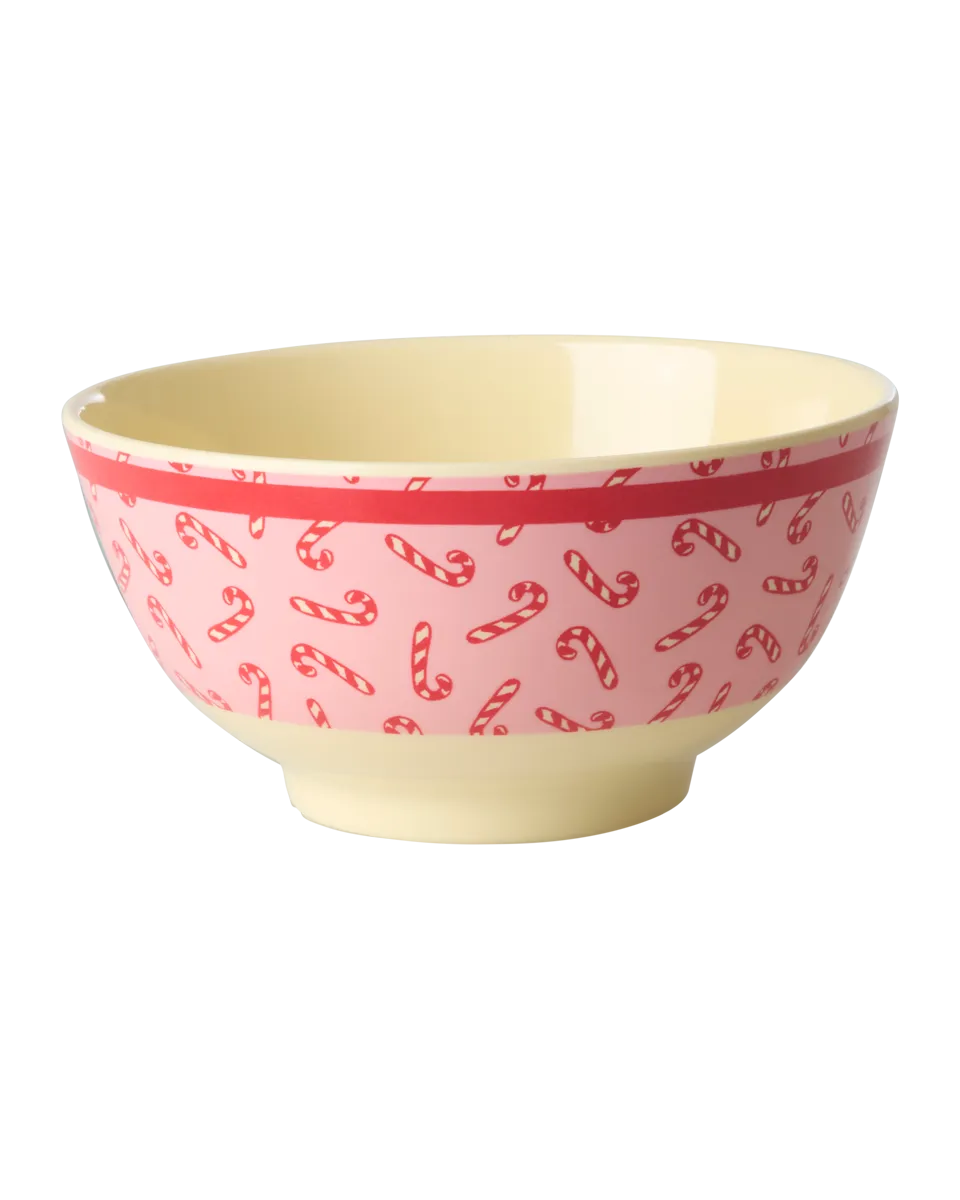 Rice Mittelgroße Schüssel - Pink - Candy Cane