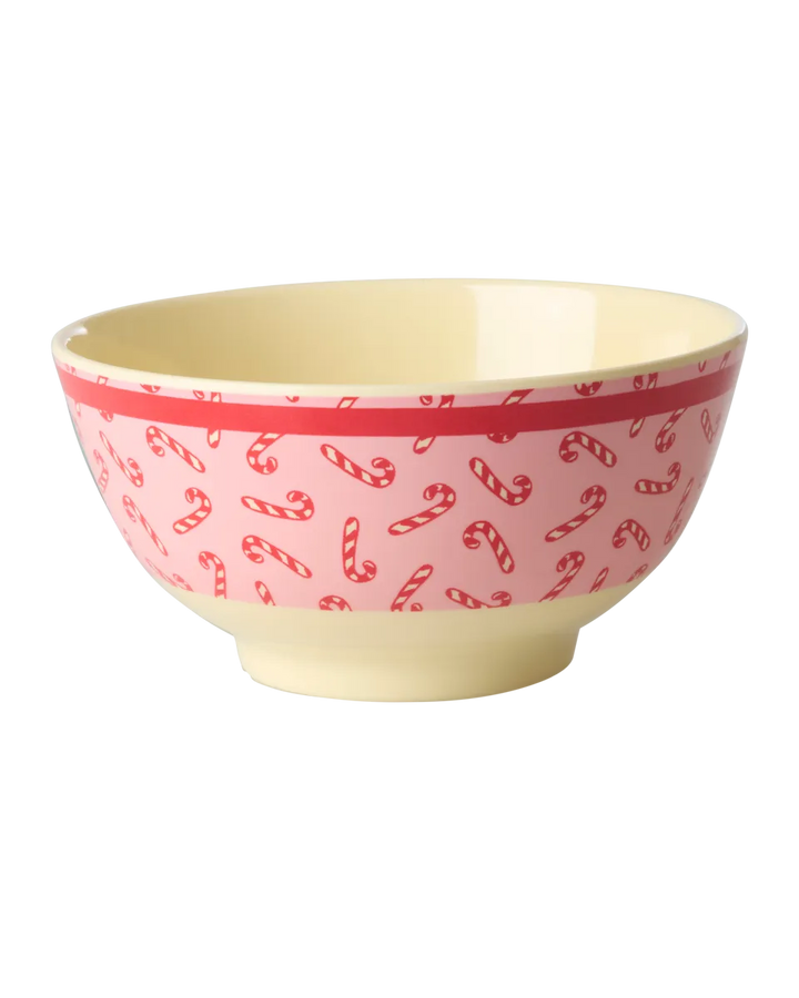Rice Mittelgroße Schüssel - Pink - Candy Cane