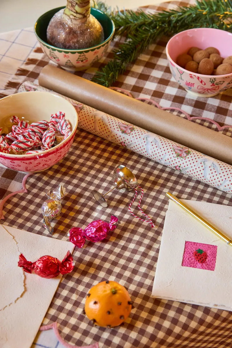 Rice Mittelgroße Schüssel - Pink - Candy Cane