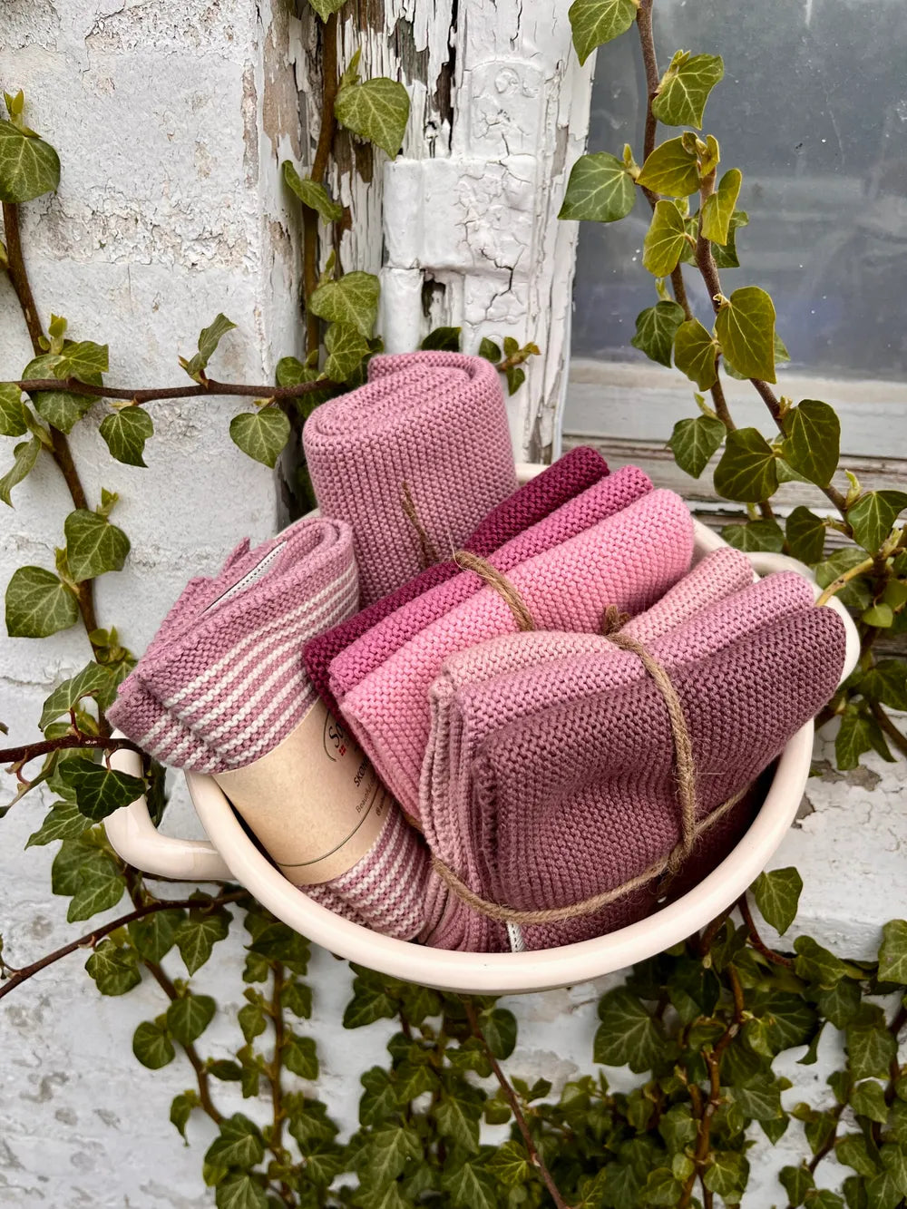 Solwang - Gestrickte Wischtücher Orchidee Kombi BIO