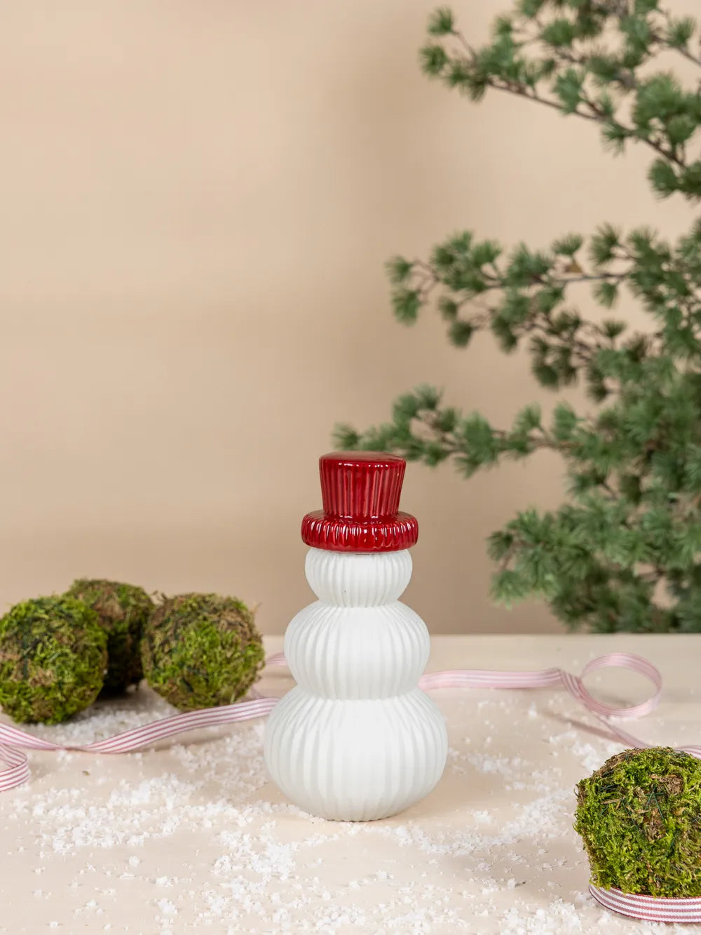 Storefactory Weihnachtsdeko Schneemann Frank Keramik