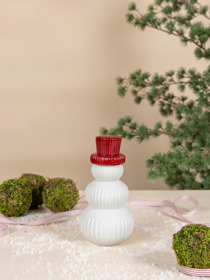 Storefactory Weihnachtsdeko Schneemann Frank Keramik