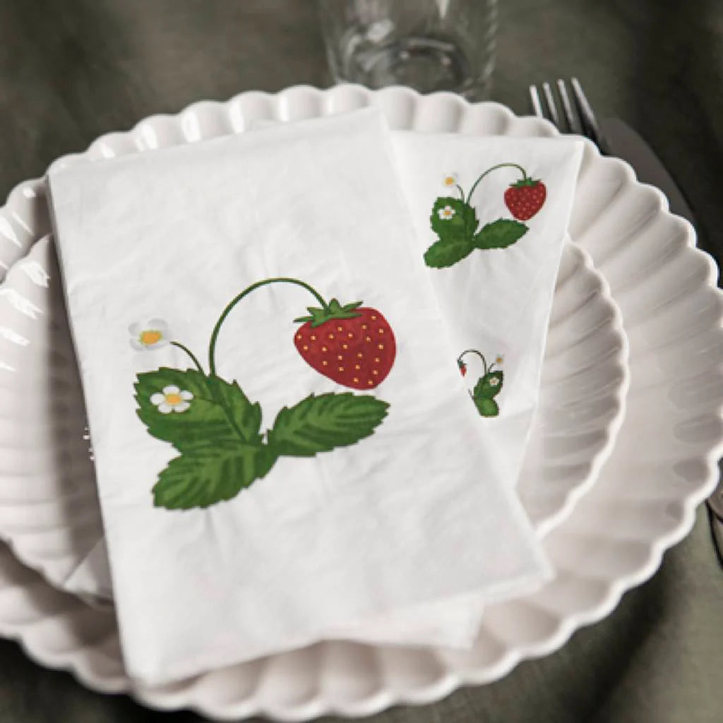 Storefactory - Jordgubbe Papierserviette Erdbeere
