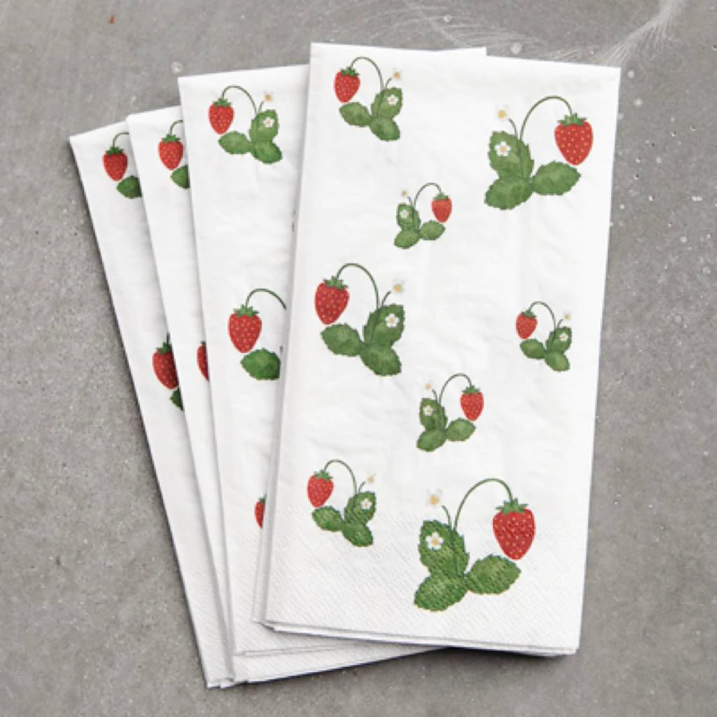 Storefactory - Jordgubbe Papierserviette Erdbeere