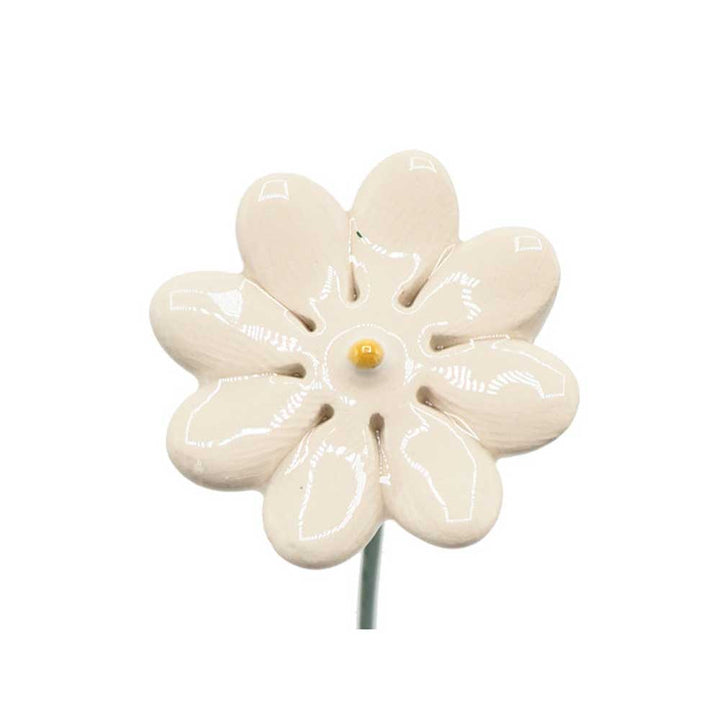 Department-M - Gartenstecker Gänseblümchen aus Keramik mini