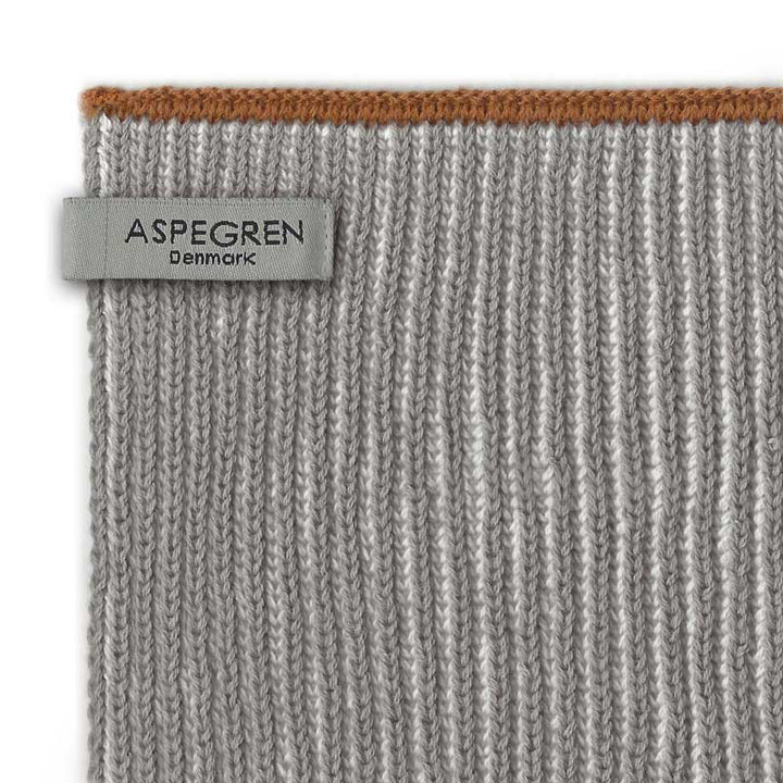 Aspegren - Abwaschtuch Strick Design Lamella Light Gray 2er-Set