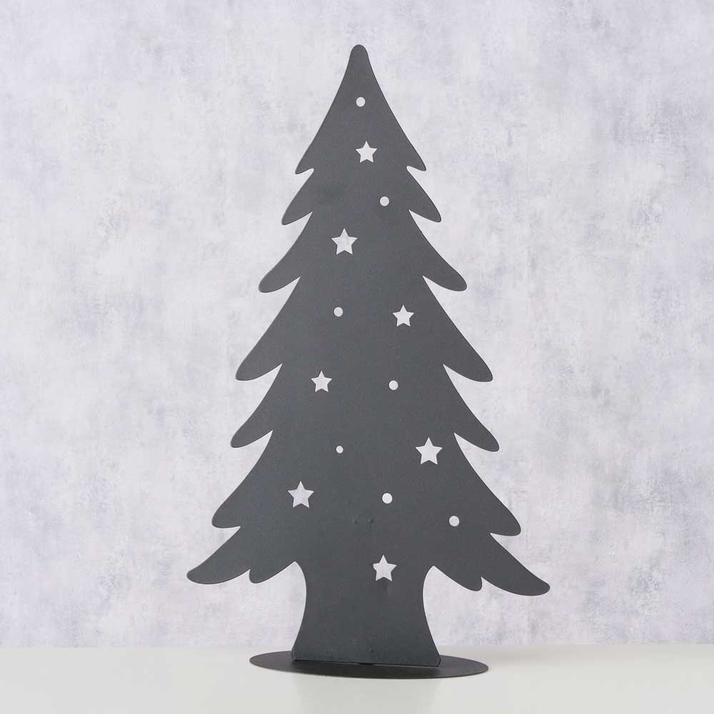 Metall‑Weihnachtsbaum schwarz 61 cm – Boltze – Alsaba