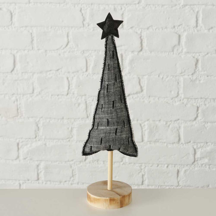 Boltze - Weihnachtsbaum Skagen schwarz mit Punkte